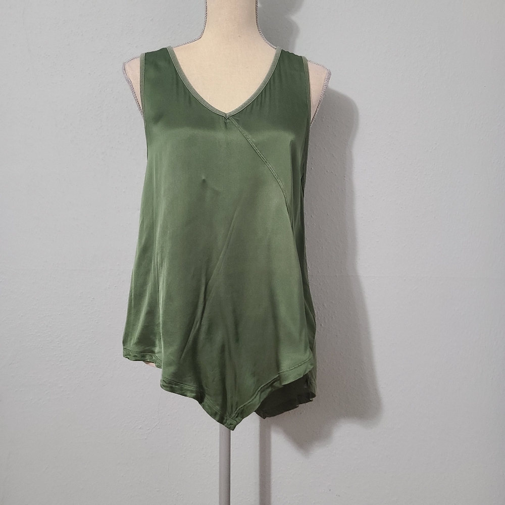 XCVI Naren Tank Top Topiary Pigment Green Size Small